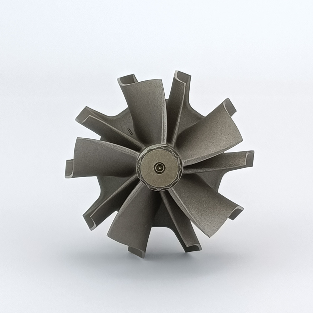 Turbo Turbine Wheel Shaft Gt28r Upgrade Ind 53.85mm Exd 46.95mm 5+5 Blades