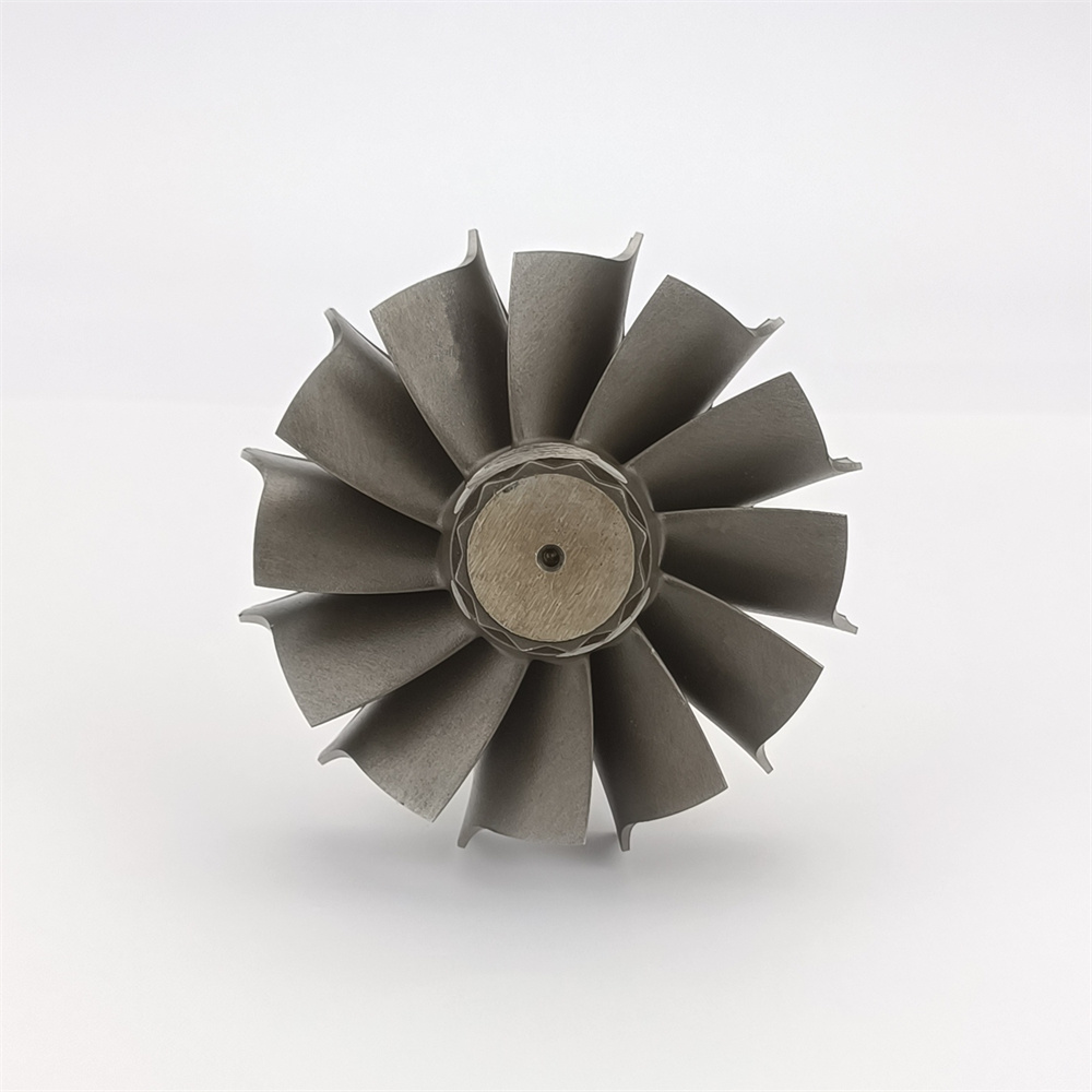 Turbo Turbine Wheel Shaft Ht3b Ind 97mm Exd 86.31mm Shaft Length 175.15mm